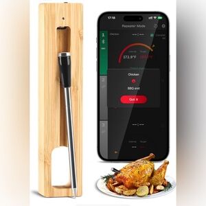 Smart Bluetooth Wireless Meat Thermometer with Probe